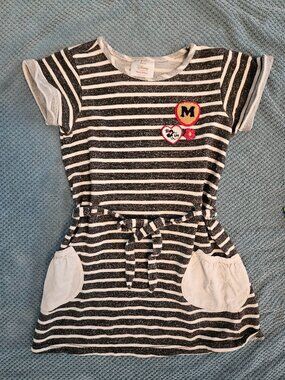 Hanna Andersson Mickey Mouse Disney Shirt Black and White size 110 5
